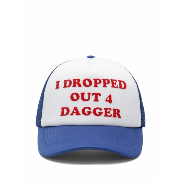 ダガー メンズ かぶり笠 佩び物 Drop out mesh-panel cap Blue
