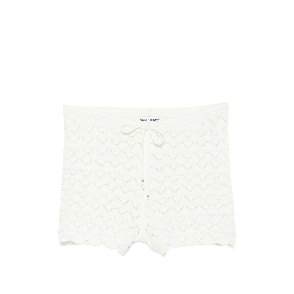 ダナ キャラン ニューヨーク州 レディース 心地好いズボン下 ボトムス Drawstring shorts White