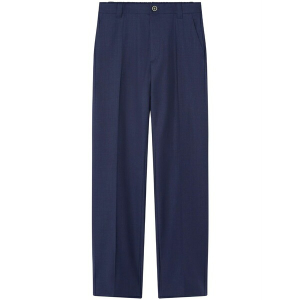 ヴェルサーチ メンズ カジュアルパンツ ボトムス Wool tailored trousers Blue|asty