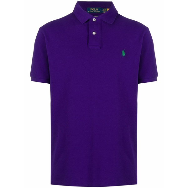 ラルフローレン メンズ スポーツシャツ トップス Logo embroidered polo shirt Purple