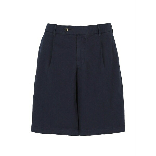 PTトリノ メンズ 心地よいズボン下 ボトムス Pleated elasticated-waist shorts Blue
