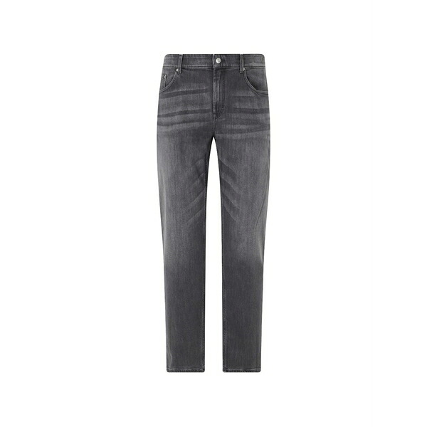 デパートメントファイブ メンズ ジーンズズボン下 ボトムス Faded-effect jeans Black