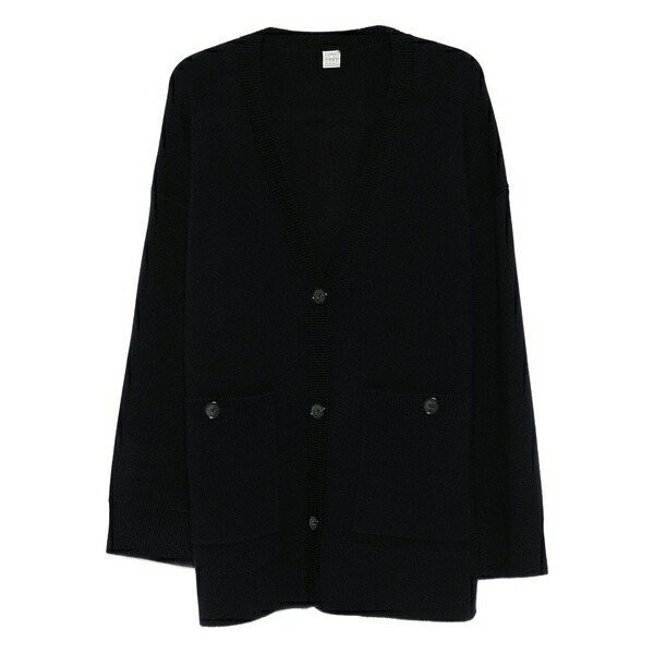 トーテム レディース ジレー アウター V-neck cardigan Blue