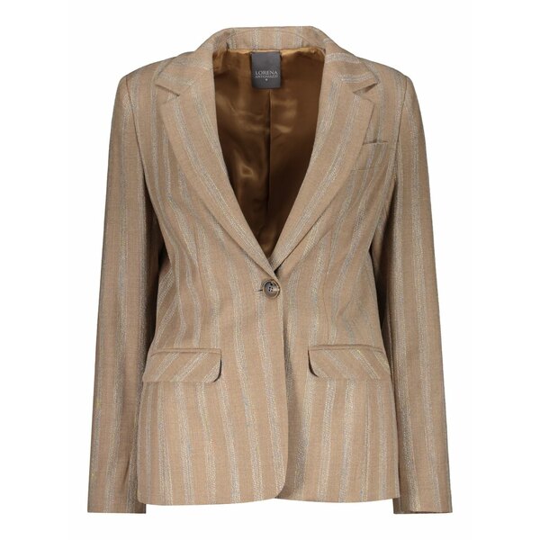 ロレーナアントニアッツィ レディース 上衣＆上衣 アウター Striped blazer Neutrals
