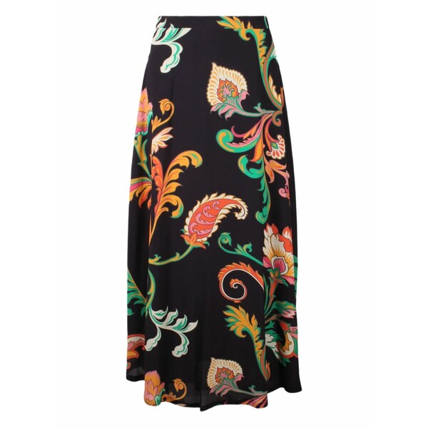 エトロ レディース スコート ボトムス Paisley-print MIDI skirt Black