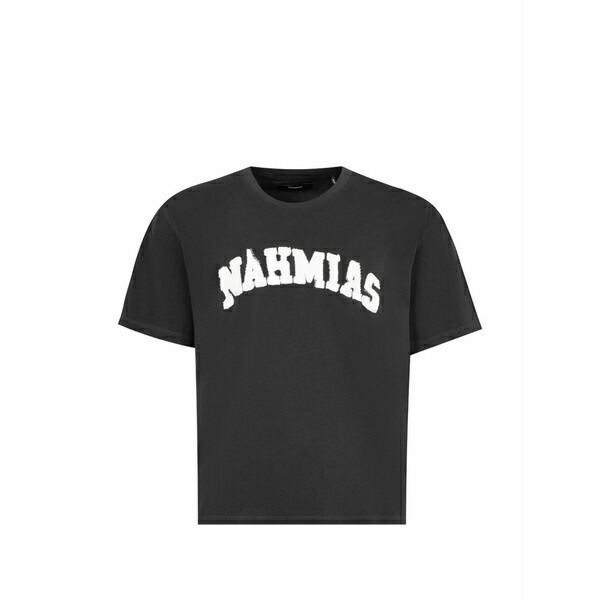 ナミアス メンズ プルオーバー トップス Short-sleeves t-shirt Black
