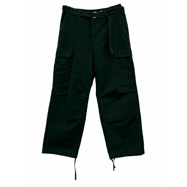 サカイ メンズ 心地よいズボン下 ボトムス X carhartt wip belted cargo pants Green