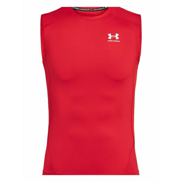 アンダーアーマー メンズ プルオーバー トップス Compression sleeveless vest Red