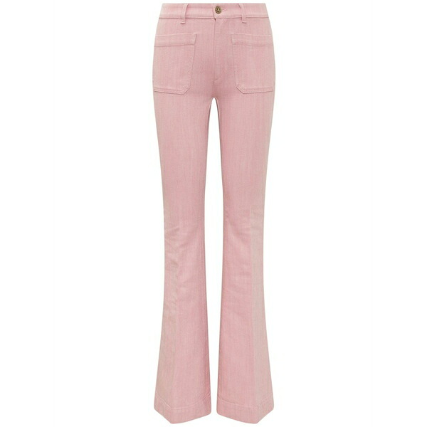 ザシーファーラー レディース ジーンズズボン下 ボトムス Delphine patch-pocket jeans Pink