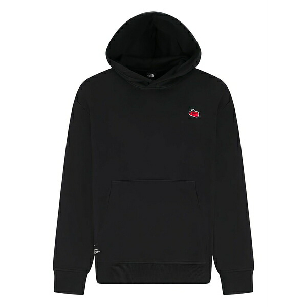 北の方人間の顔 メンズ パーカー・スウェットシャツ アウター Long-sleeve hoodie Black