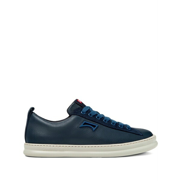 カンペール メンズ スニーカー シューズ Runner logo leather sneakers Blue