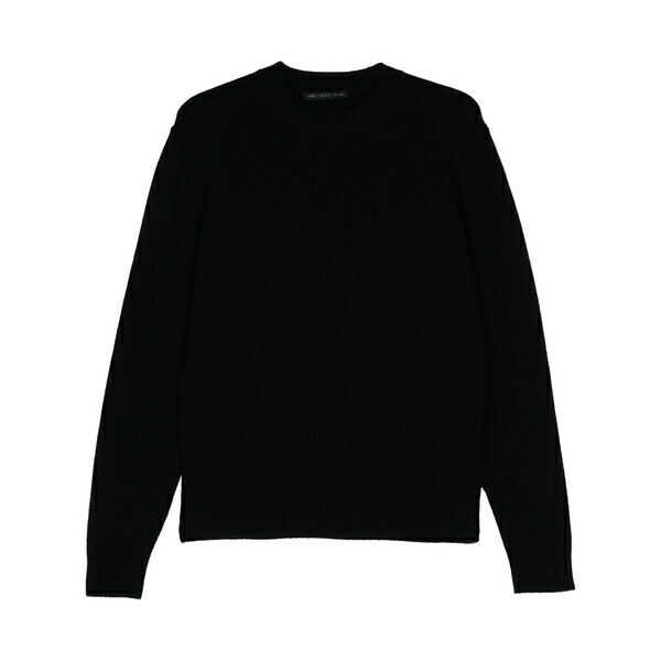 ロウブランド メンズ 編み物\u0026ティーシャツ アウター Crew-neck sweater   Black