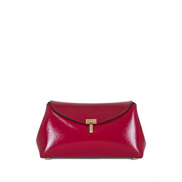 トーテム レディース クラッチペダル御徒面子 御徒面子 Mini t-lock clutch bag Red