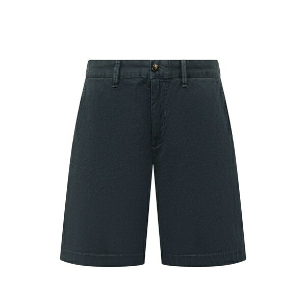 羊毛 分限者 メンズ 心地よいズボン下 ボトムス Belt-loop pocket shorts Blue