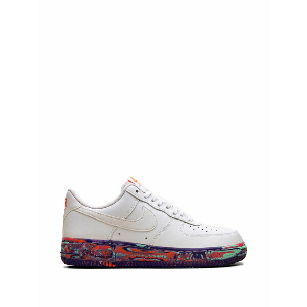 ナイキ メンズ スニーカー シューズ Air force 1 low marble-effect sneakers White