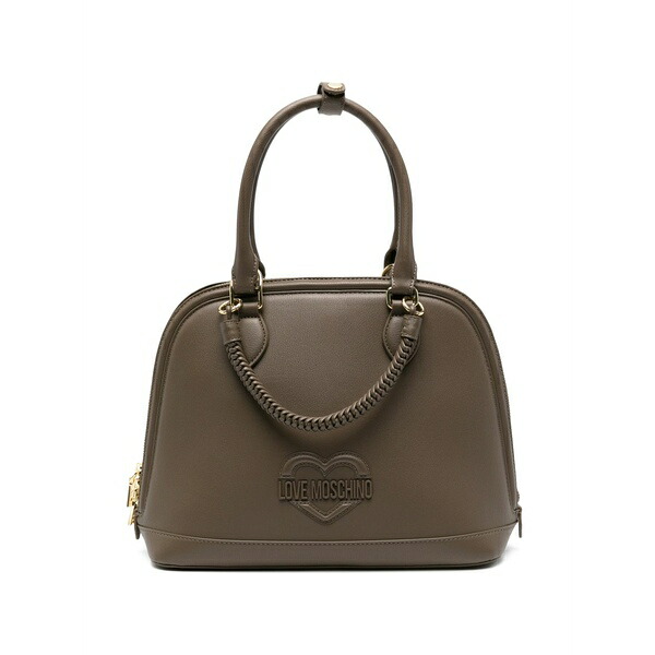 優しいこと モスキーノ レディース トートバッグ 御徒面子 Logo-detail shoulder bag Grey