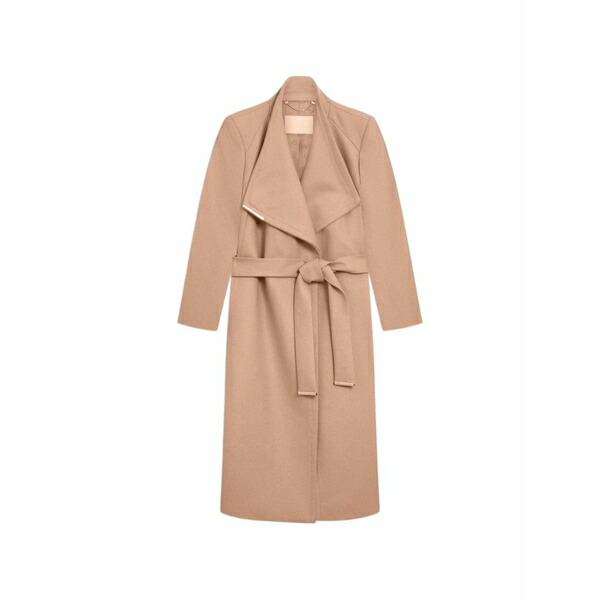テッドベーカー レディース 厚地の外套 アウター Rose belted trench coat Neutrals