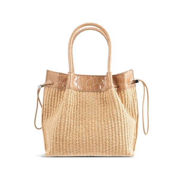 バイ毛皮 レディース トートバッグ 御徒面子 Baby kayla tote bag Neutrals