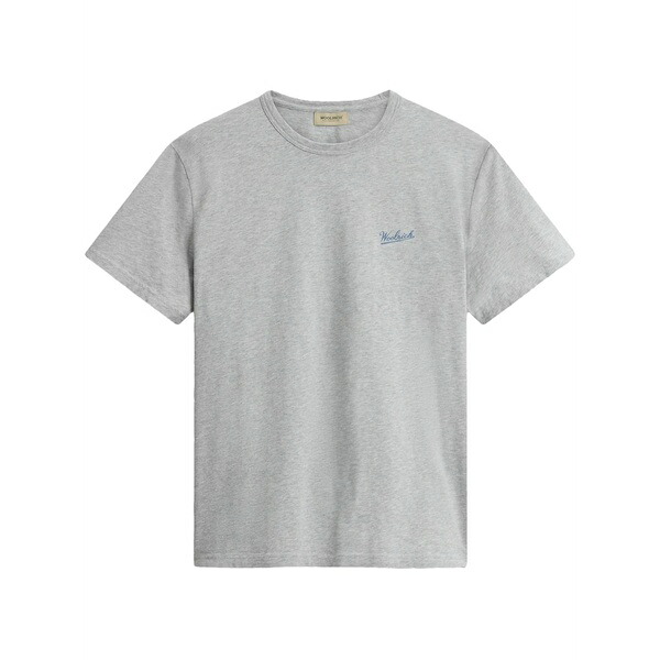 羊毛 資産家 メンズ ティーシャツ トップス Logo t-shirt Grey