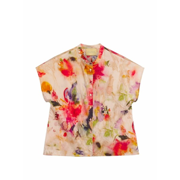 モモン レディース プルオーバー トップス Vihuela printed cotton shirt Neutrals