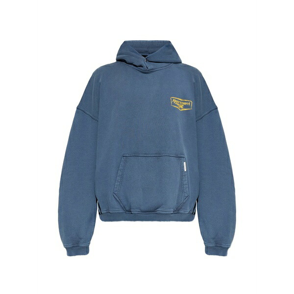 リプレゼント メンズ パーカー・スウェットシャツ アウター Graphic print hoodie Blue｜asty 66,800円