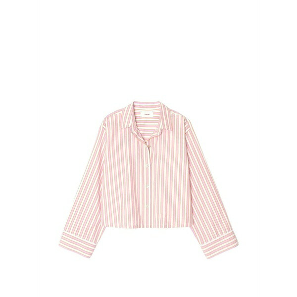キセレナ レディース プルオーバー トップス Striped shirt Pink
