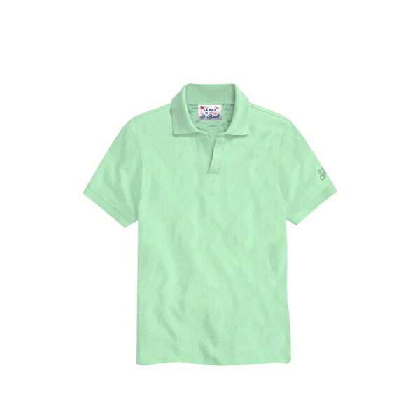 エムシーツーセイントバース メンズ スポーツシャツ トップス Charles  polo shirt Green