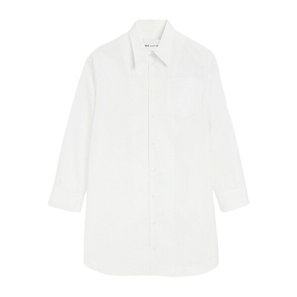 意中の女 メンズ プルオーバー トップス Ami de coeur oversized shirt White