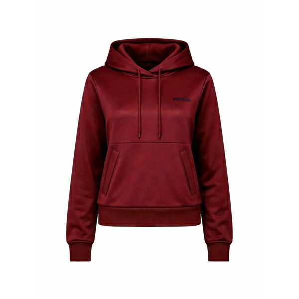 カルバンクライン レディース パーカー・スウェットシャツ アウター Drawstring-detail hoodie Red