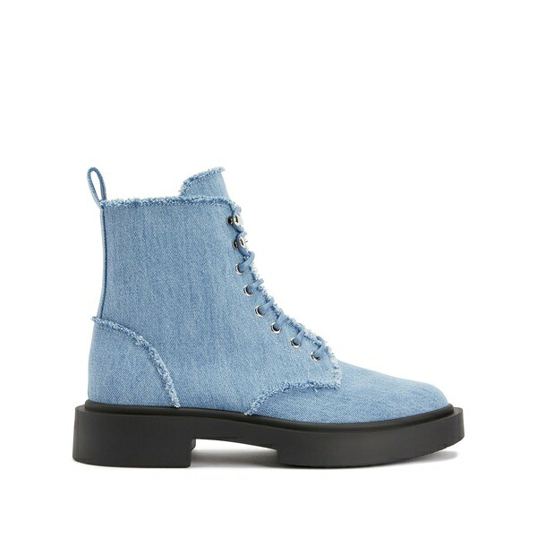 ジュゼッペザノッティ メンズ ブーツ シューズ Adric combat boots Blue|asty
