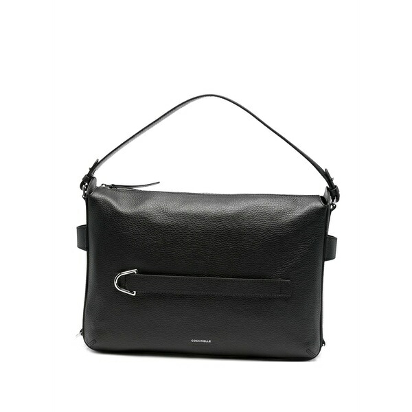 コチネレ レディース トートバッグ 御徒面子 Grainy leather tote bag Black