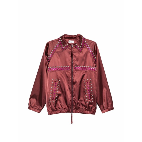 パロッシュ レディース 上衣＆上衣 アウター Embellished collared jacket Red