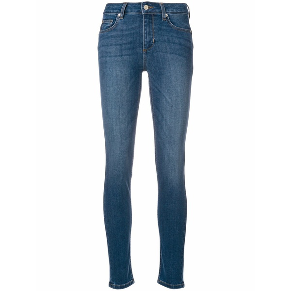 リュージョー レディース ジーンズズボン下 ボトムス Faded slim fit jeans Blue