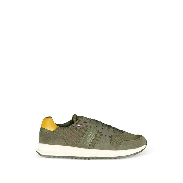 トミー ヒルフィガー メンズ スニーカー シューズ Low-top sneakers Green