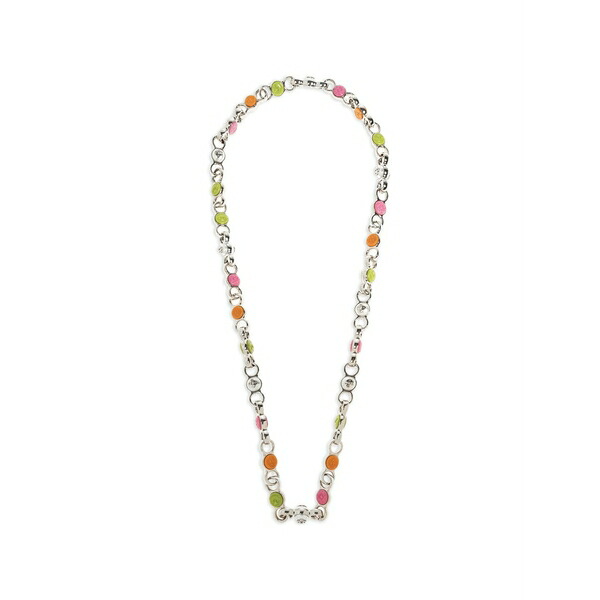カサブランカ メンズ 首飾り・チョー鉄道車両 付属物 Enamel charm necklace Silver