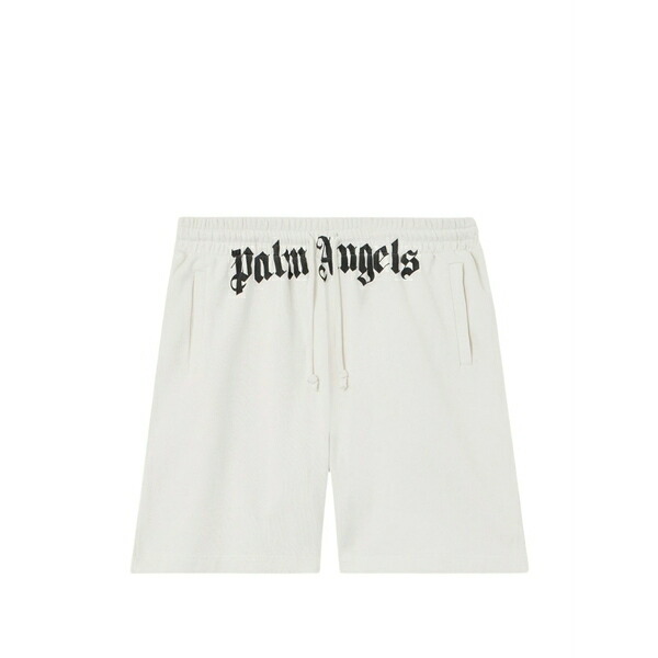 パーム・エンジェルス メンズ 心地好いズボン下 ボトムス Logo-print shorts White