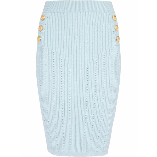 バルマン レディース スコート ボトムス Knitted pencil skirt Blue