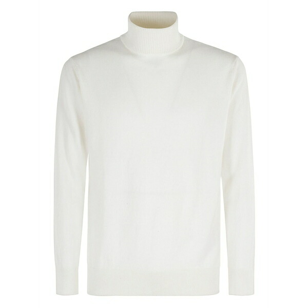 イレブンティ メンズ 編み物\u0026スウェーター アウター Roll-neck cashmere sweater Neutrals