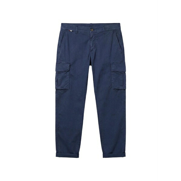 メイソンズ メンズ 心地好いズボン下 ボトムス Multi-pocket cargo pants Blue