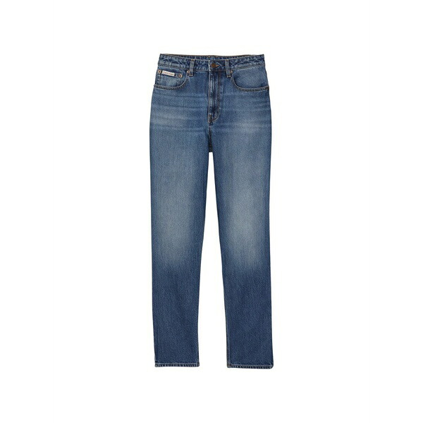 カルバンクライン レディース ジーンズズボン下 ボトムス Button-fastening five-pockets jeans Blue