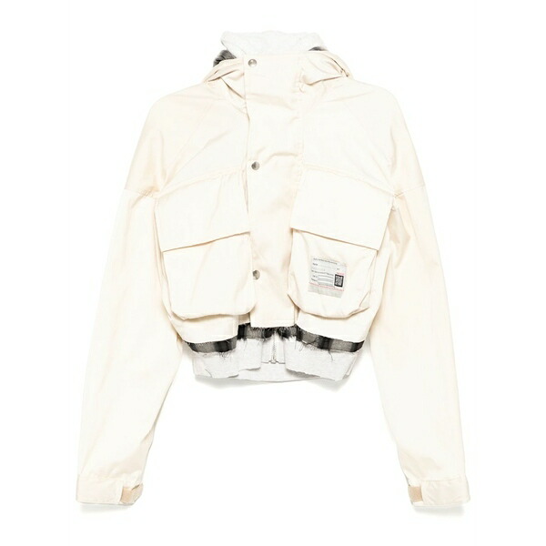 ミハラヤスヒロ レディース 上衣＆上衣 アウター Patchwork design jacket Neutrals