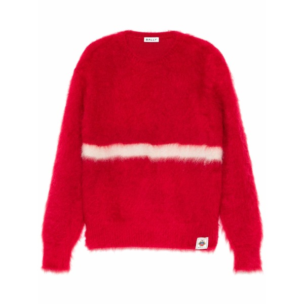 バリー メンズ 編み物\u0026スウェーター アウター Stripe-detail jumper  Red