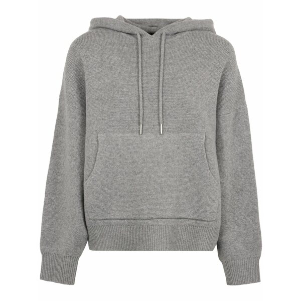 ニリロータン レディース パーカー・スウェットシャツ アウター Long-sleeve wool hoodie Grey