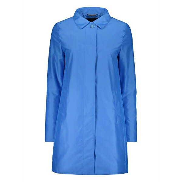 ムーレー レディース 厚地の外套 アウター Silene raincoat Blue