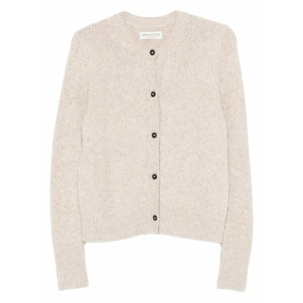 マルコポーロ レディース ジレー アウター Buttoned cardigan Neutrals