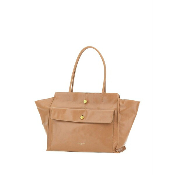 ジャンニ・キアリーニ レディース トートバッグ 御徒面子 Cher flap-pocket tote bag Neutrals