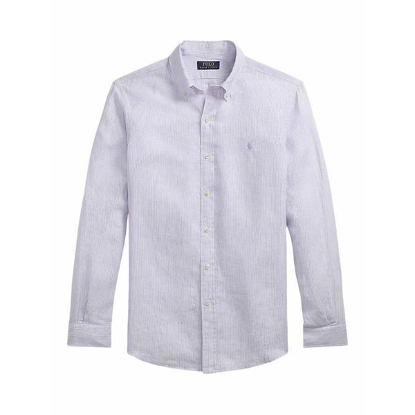 ラルフローレン メンズ ティーシャツ トップス Linen shirt  Purple