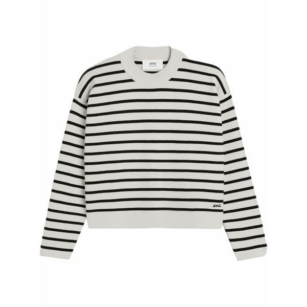 意中の女 メンズ 編み物\u0026ティーシャツ アウター Sailor striped sweater White