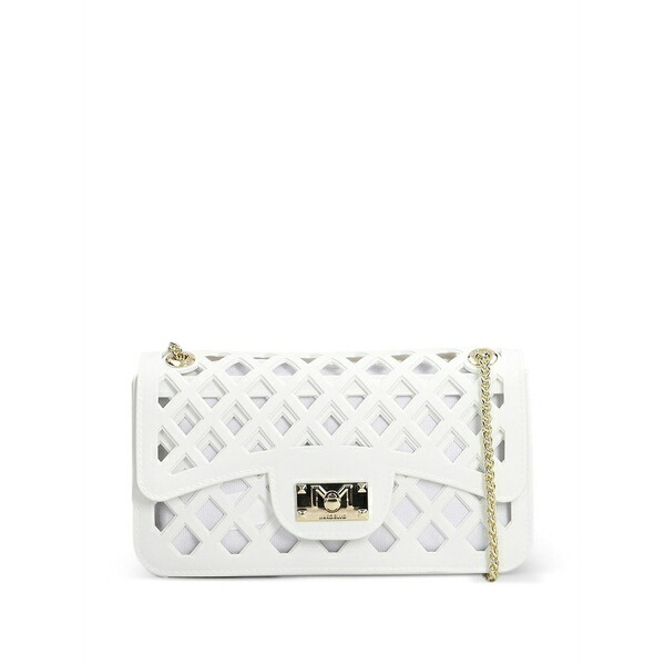マークエリス レディース ショルダーバッグ 御徒面子 Cut-out detail shoulder bag White