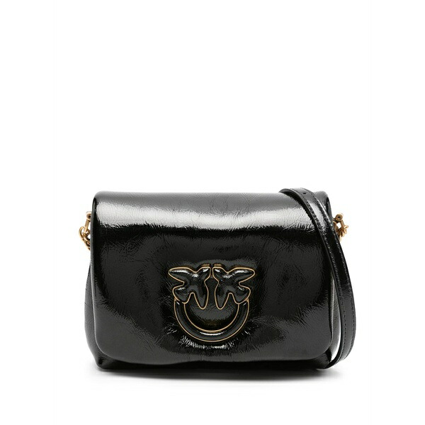 ピンコ レディース ショルダーバッグ 御徒面子 Baby love click cross body bag Black